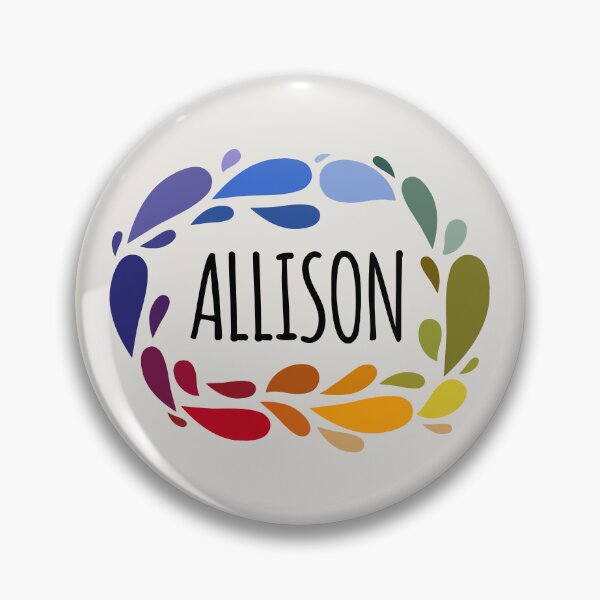 Artikelvorschau, Allison Name Niedliches buntes Geschenk mit dem Namen Allison entworfen und verkauft von kindxinn.
