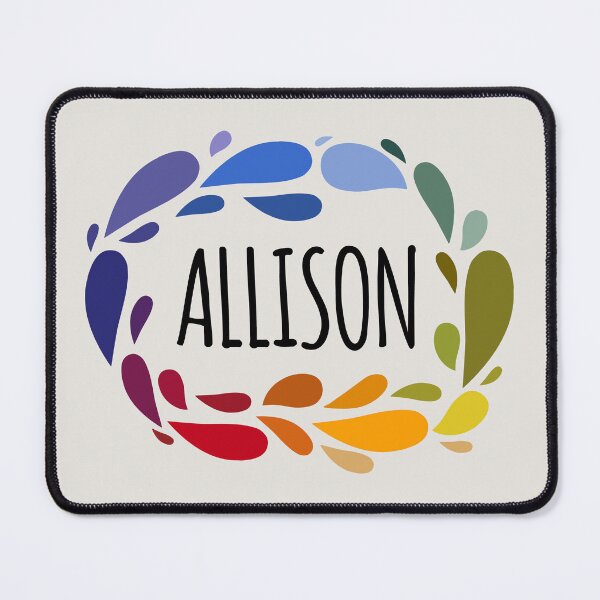 Item preview, Allison Name Cute Colorful Gift Named Allison designed and sold by kindxinn.