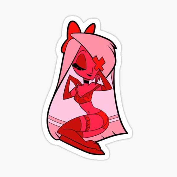 Pin Up Vaggie Valentines Day Hazbin Hotel Sticker For Sale By Anime Express Redbubble