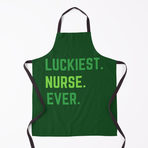 Item preview, Cute Luckiest Nurse Ever | Funny St Patricks Day Saying | Shamrock Green Clover designed and sold by MiaDelelai.