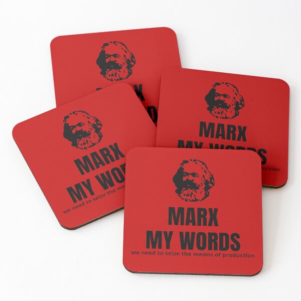 Item preview, Karl Marx - MARX MY WORDS Communist Soviet designed and sold by Nostalgia Exclusive Malta.