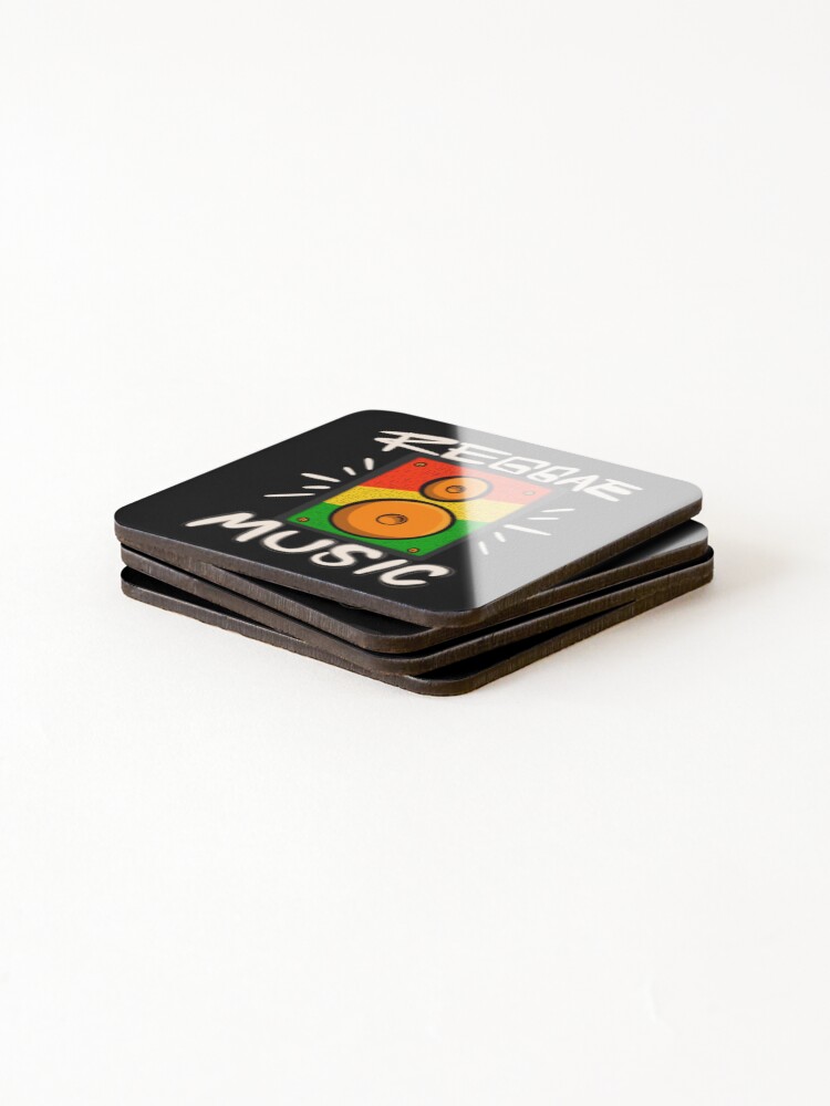Thumbnail 4 of 5, Coasters (Set of 4), Reggae Music Rasta Sound System designed and sold by dconciente.