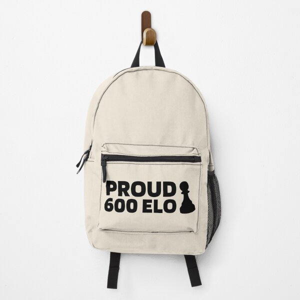 Item preview, Proud 600 Elo - Chess Quote Black designed and sold by itisjakob.