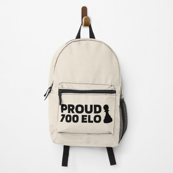 Item preview, Proud 700 Elo - Chess Rating Quote Black designed and sold by itisjakob.