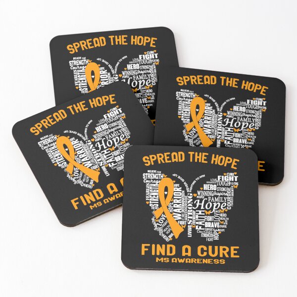 Item preview, Butterfly Ribbon Spread The Hope Find A Cure MS Awareness designed and sold by Tadmab.