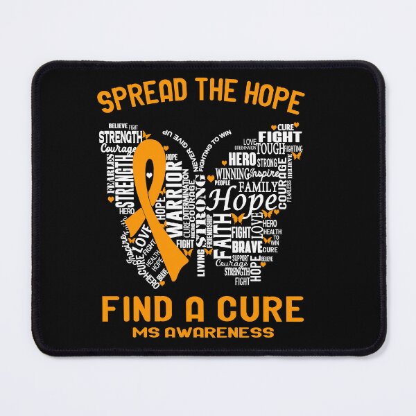 Item preview, Butterfly Ribbon Spread The Hope Find A Cure MS Awareness designed and sold by Tadmab.