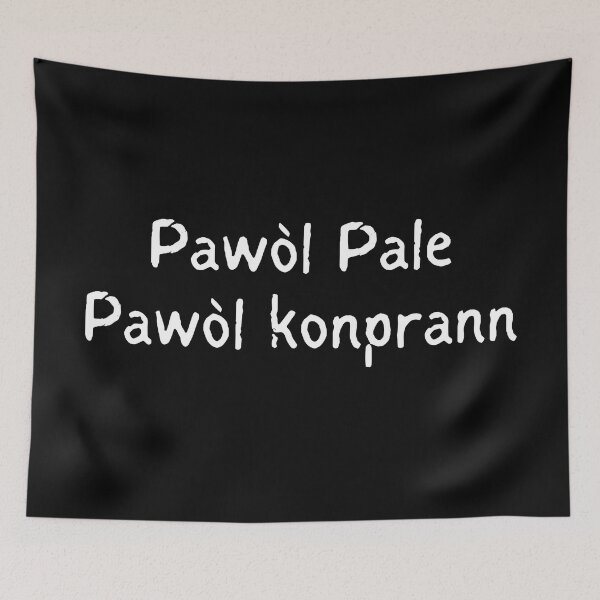 Item preview, Lakay Haitian Proverb Pawol Pale Pawol Konprann  designed and sold by HaitiPouLaVi.