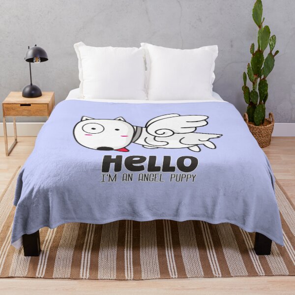 Item preview, Hello I'm angel puppy - funny quotes designed and sold by VichallanStudio.