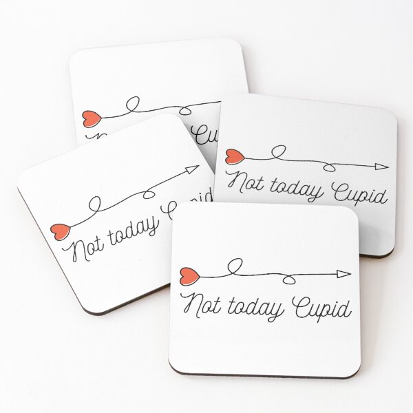 Item preview, Not Today Cupid, Cool Valentines Day Style Womens Shirt or Mens designed and sold by MugzOnMugz.
