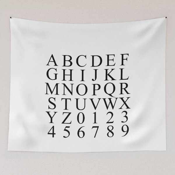 Item preview, ABCs Black on White Repeat 5748 designed and sold by Art in My Loft.