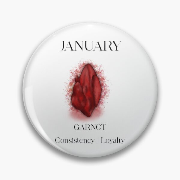 Item preview, January Garnet Birthstone Crystal designed and sold by DHDoodles.