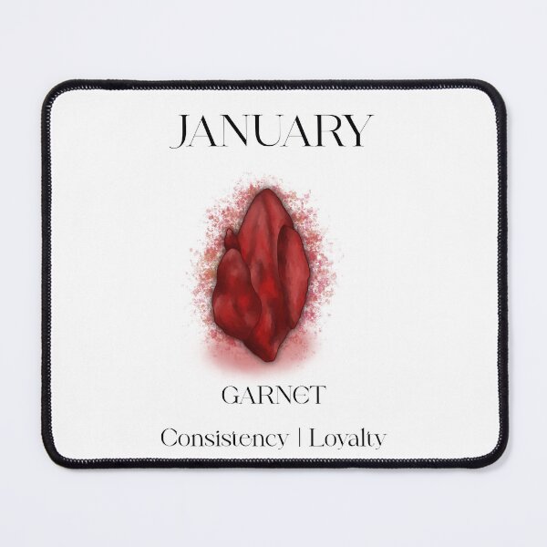 Item preview, January Garnet Birthstone Crystal designed and sold by DHDoodles.