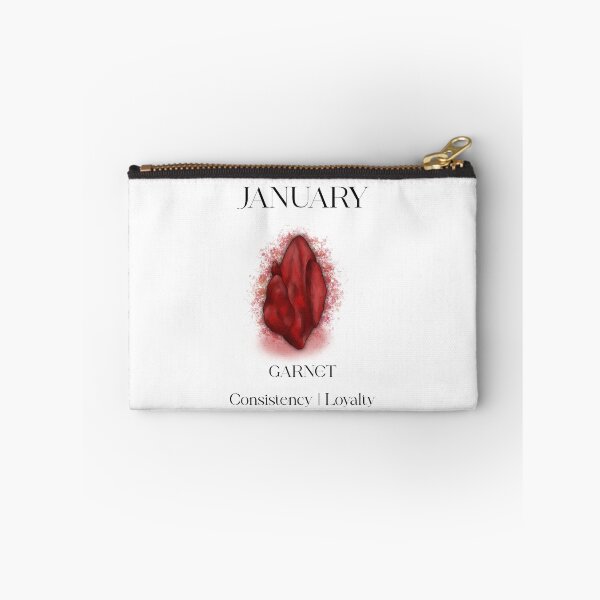 Artikelvorschau, Granat-Geburtssteinkristall für Januar entworfen und verkauft von DHDoodles.
