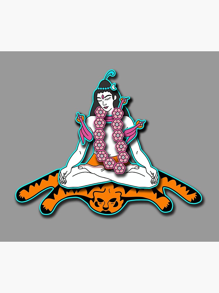 Free Vectors | Coloring book/meditating Lord Shiva