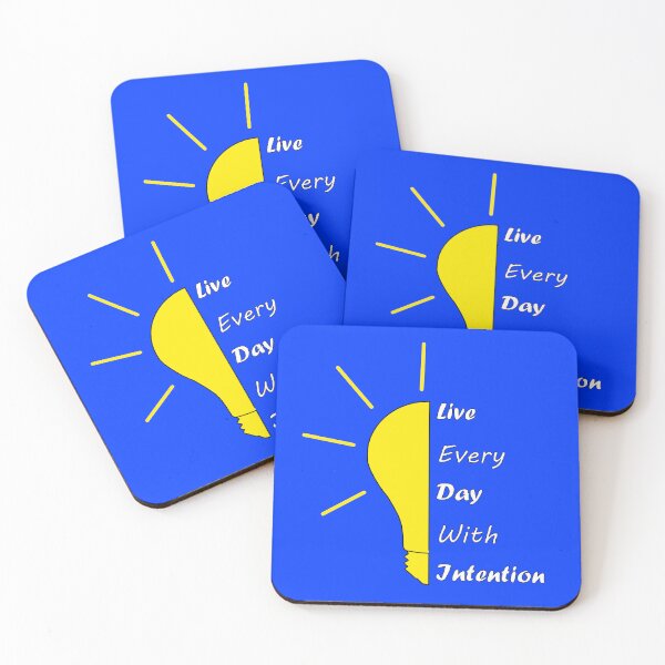 Item preview, Live Every Day With Intention designed and sold by mad art.
