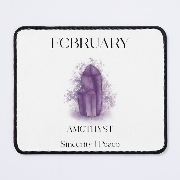 Item preview, February Amethyst Birthstone Crystal designed and sold by DHDoodles.