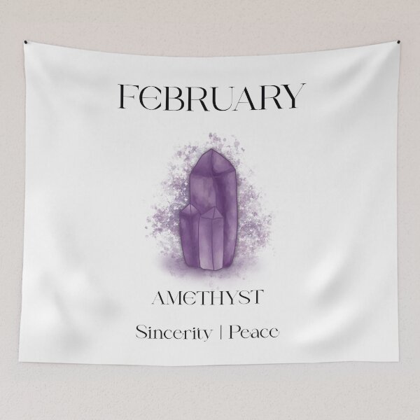 Item preview, February Amethyst Birthstone Crystal designed and sold by DHDoodles.