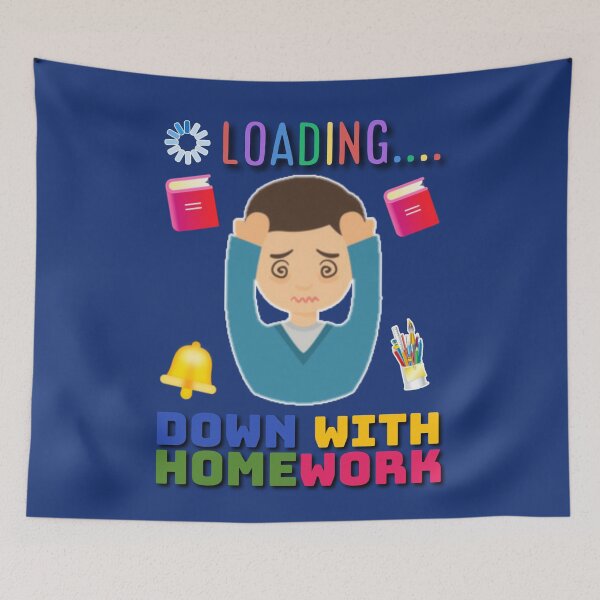 Item preview, Down with homework. designed and sold by Umiska.
