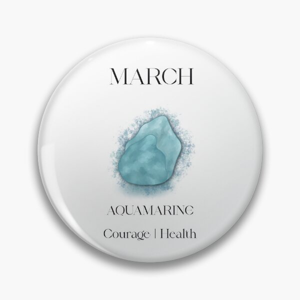 Item preview, March Aquamarine Birthstone Crystal designed and sold by DHDoodles.