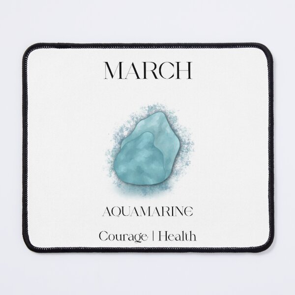 Item preview, March Aquamarine Birthstone Crystal designed and sold by DHDoodles.