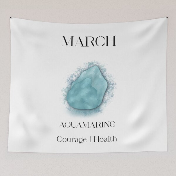 Item preview, March Aquamarine Birthstone Crystal designed and sold by DHDoodles.