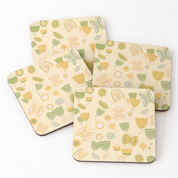 Item preview, Flower Pattern # 13 – Yellow Butterfly  designed and sold by Hic21.