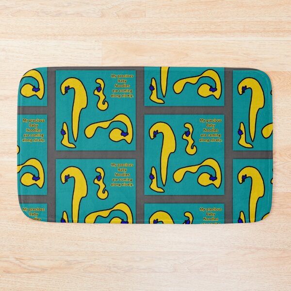 Item preview, Precious Baby Noodles - Turquoise Background designed and sold by Squeenal461.