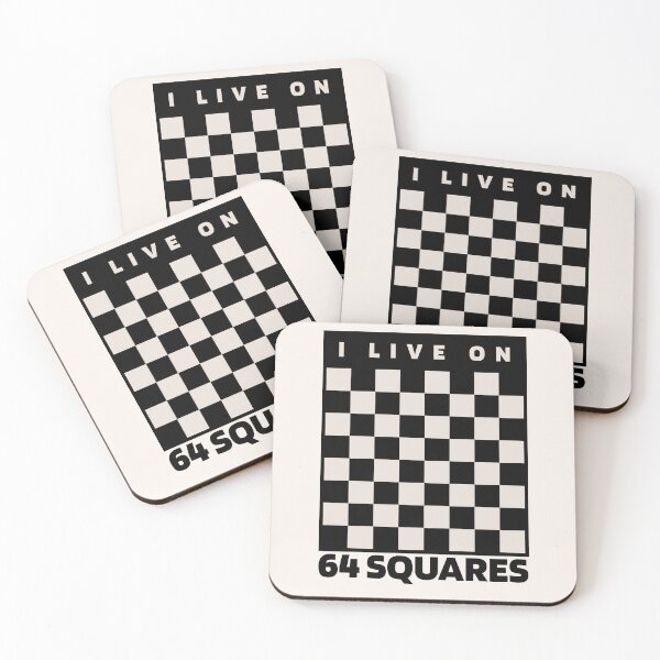 Item preview, I live on 64 squares - chess lover designed and sold by itisjakob.