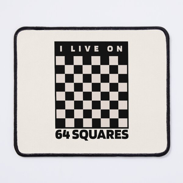 Item preview, I live on 64 squares - chess lover designed and sold by itisjakob.