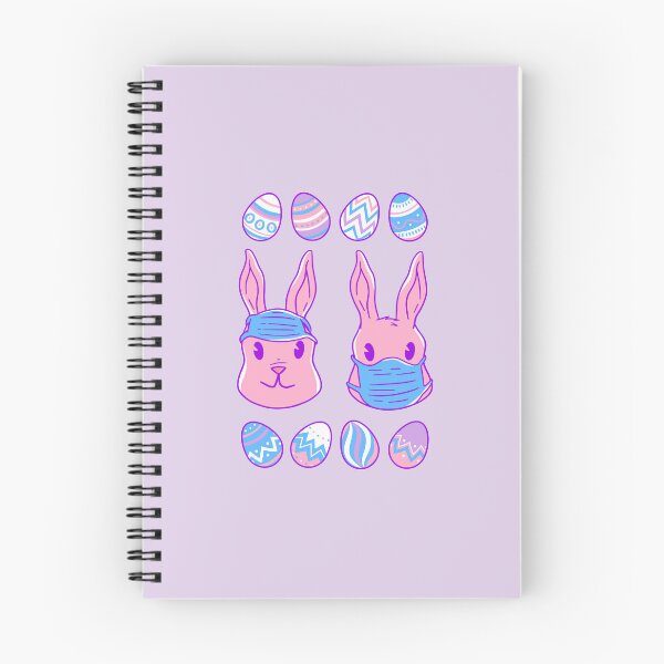 Item preview, covid happy easter face mask bunny rabbits designed and sold by Gossip Rag.