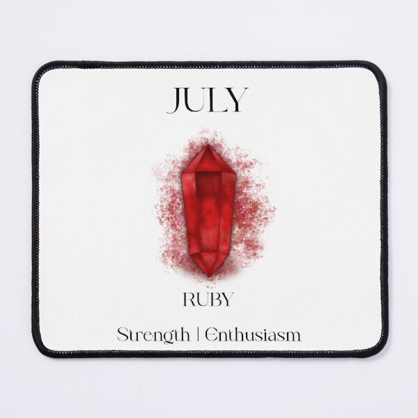 Item preview, July Ruby Birthstone Crystal designed and sold by DHDoodles.