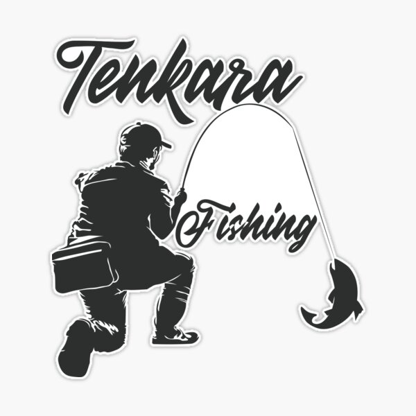 Trout fishing - Tenkara fishing  Sticker for Sale by TeeInnovations