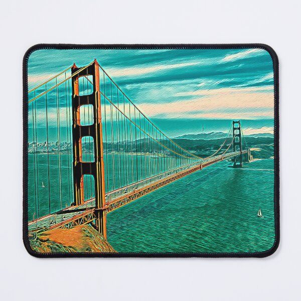 Item preview, Golden Gate Bridge Cityscape Picture Art designed and sold by KivancYucel.