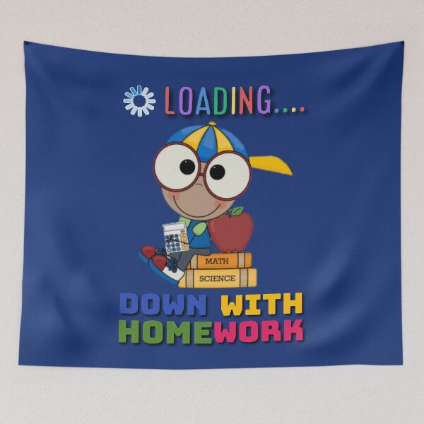 Item preview, Down with homework. designed and sold by Umiska.