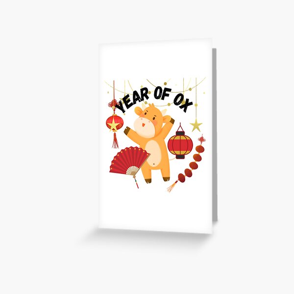Item preview, Year Of Ox designed and sold by ArtOfStars.
