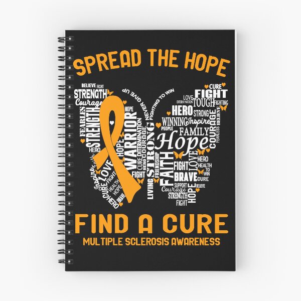 Item preview, Butterfly Ribbon Spread The Hope Find A Cure Multiple Sclerosis Awareness designed and sold by Tadmab.