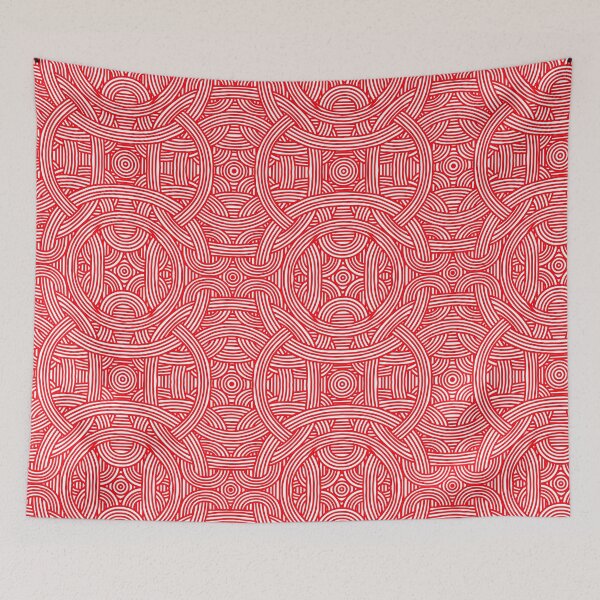 Item preview, Circular Maze (red) designed and sold by Fangirlsleep.