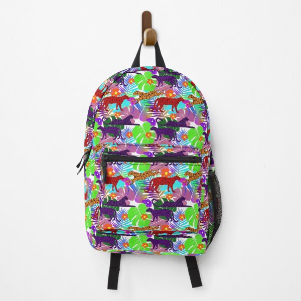 Item preview, Tropical Leopard Print Leaf Colorful Pattern designed and sold by Artification.