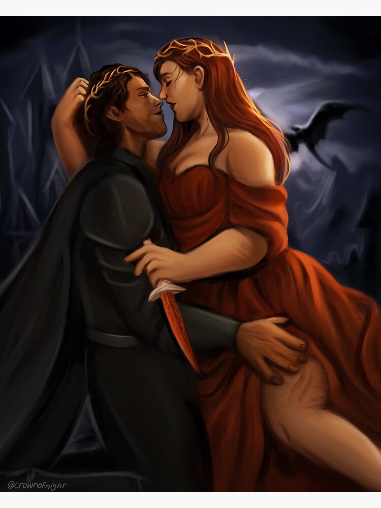 "Poppy and Casteel" Poster by Crownofnightart | Redbubble