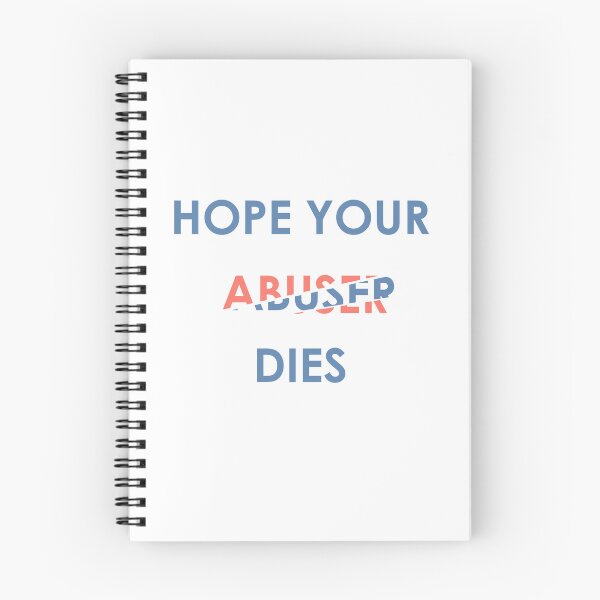 Item preview, I Hope your abuser dies tshirt designed and sold by Rida Faiz.