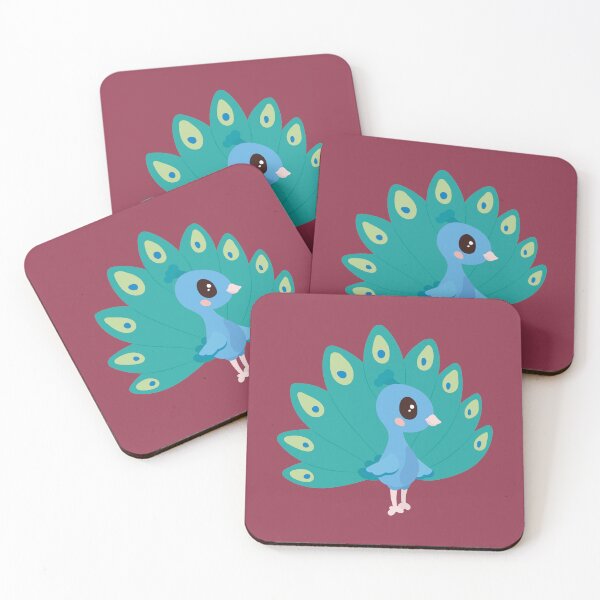 Item preview, Peacock side view | cute baby peacock illustration designed and sold by The-Meraki-Man.