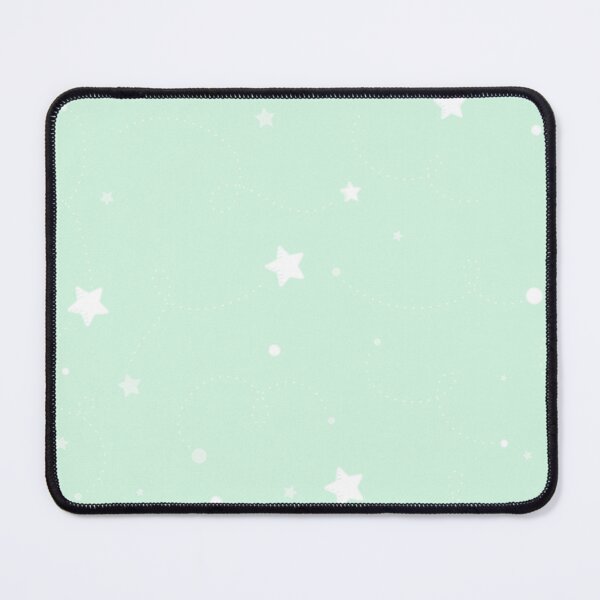 Item preview, Mint green decorative stars seamless pattern design for kids room  designed and sold by TheWalnut.