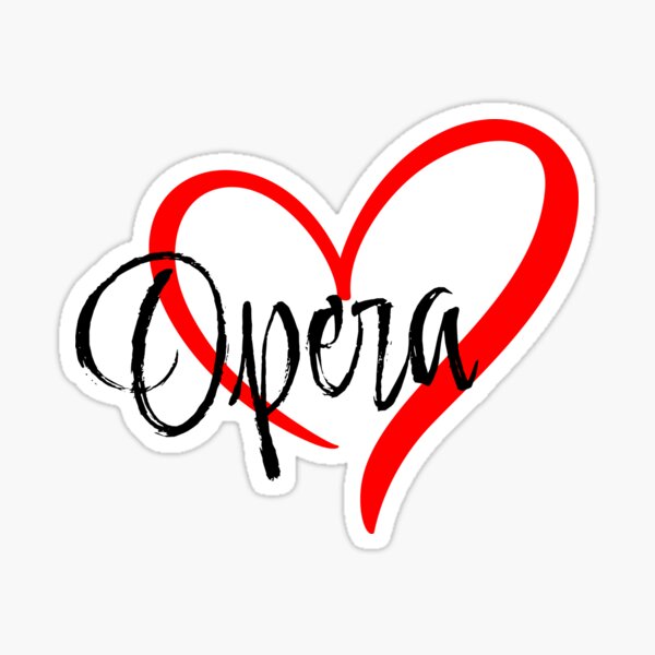 Love Opera Sticker