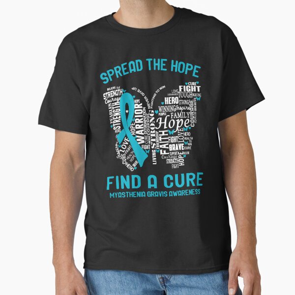 Item preview, Butterfly Ribbon Spread The Hope Find A Cure Myasthenia Gravis Awareness designed and sold by Tadmab.