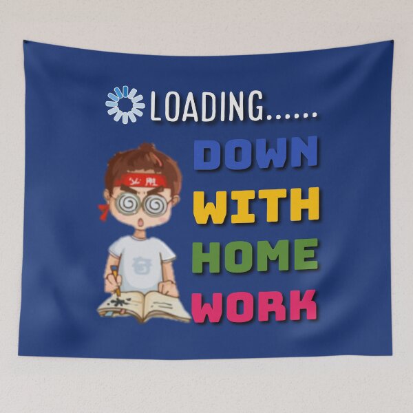 Item preview,  Down with homework. designed and sold by Umiska.