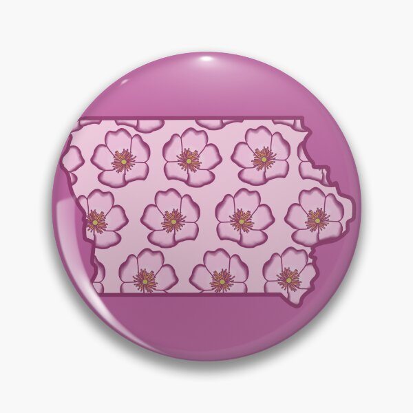 Item preview, Iowa State Flower - Wild Rose designed and sold by alolaraichu.