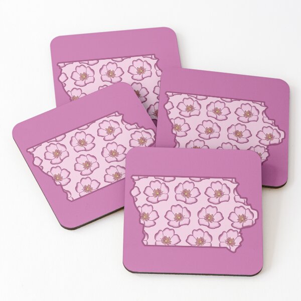 Item preview, Iowa State Flower - Wild Rose designed and sold by alolaraichu.