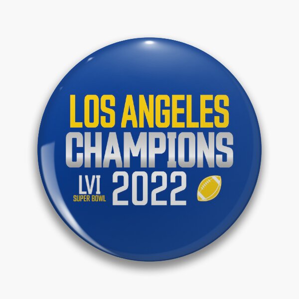 Los Angeles Rams Super Bowl Champions Badge Logo by Sam Behrmann