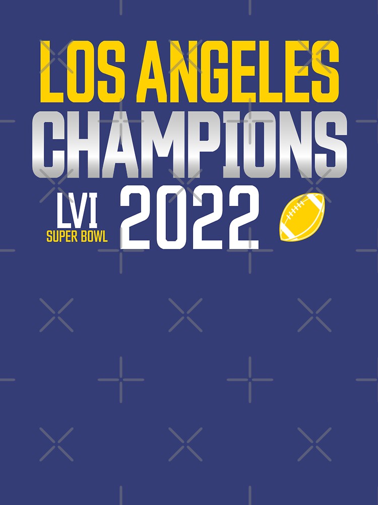 Los Angeles LA Rams Super Bowl LVI Champions Graphic T-Shirt NFL, Size Lg