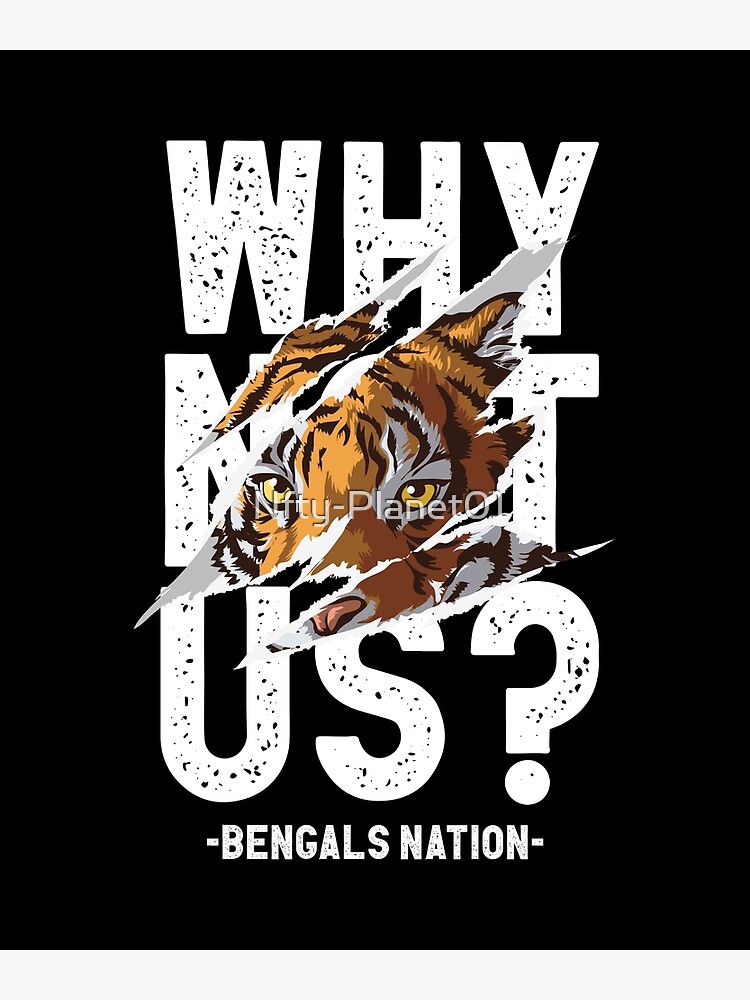 Why not Us? | Cincinnati Bengals Football team | Bengals nation | Poster